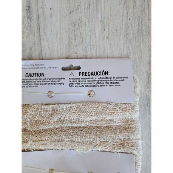 Halloween white freaky fabric home hanging web decor - Picture 7 of 7